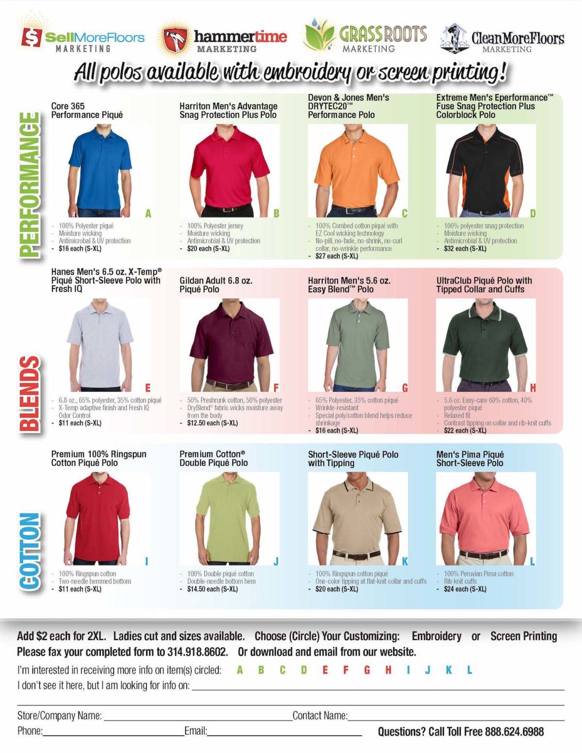 Polo Shirts | SellMoreFloors