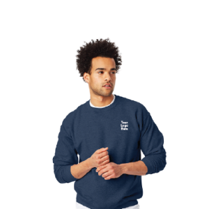 Hanes Unisex Ecosmart Crewneck Sweatshirt (P1607)