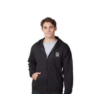 Hanes Adult EcoSmart Full-Zip Hooded Sweatshirt  (P180)